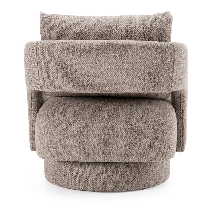 Divani Casa Johnny Modern Brown Fabric Accent Chair