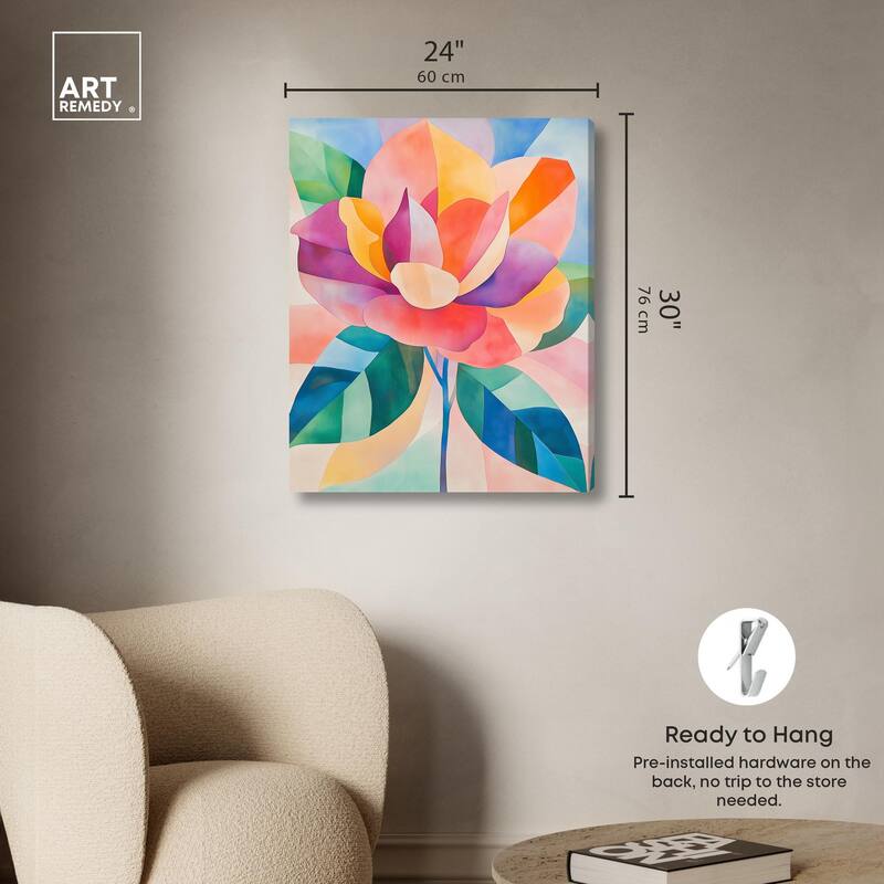 Ail Geofloral I Canvas by Art Remedy, Gallery Wrapped
