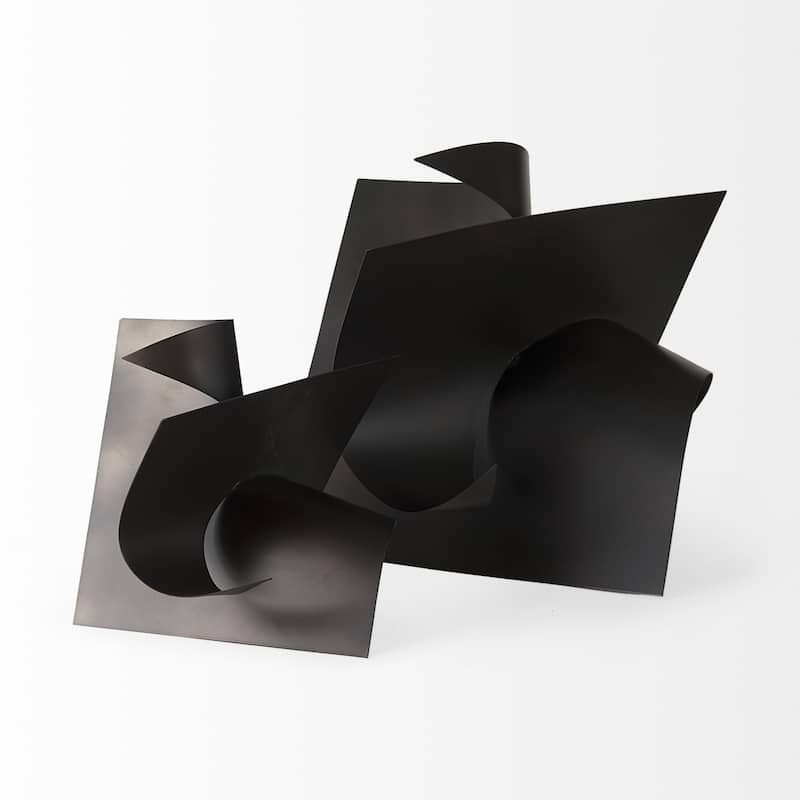 18" Contempo Antiqued Abstract Sculpture - 18"W x 18"D x 18"H