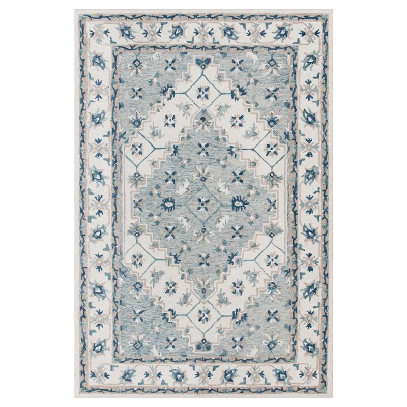 Dahoy Hand Tufted Floral Traditional Area Rug By HomeRoots