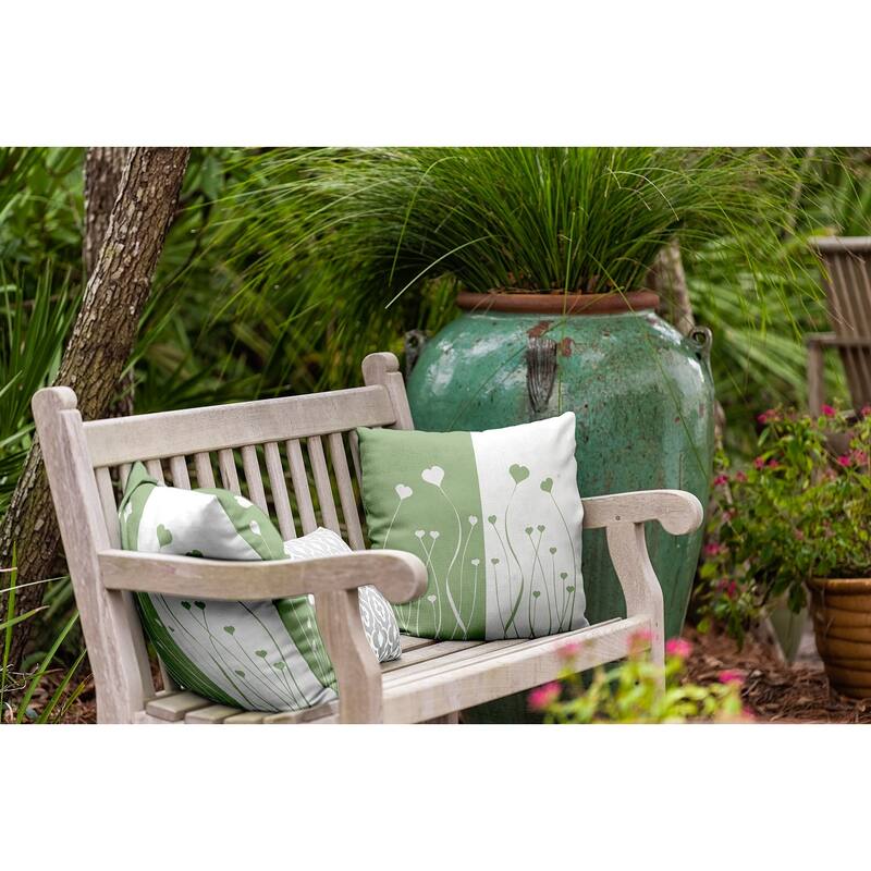 Growing Love Valentines Day Decorative Throw Pillow