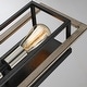 preview thumbnail 7 of 8, 2-Light Black/Wood Tone Dimmable Rustic Farmhouse Wall Sconce - 20"H x 7"W x 5"D - 7 in. W