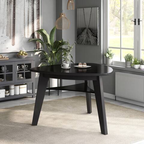 Furniture of America Hace Modern Black 54-inch Counter Dining Table