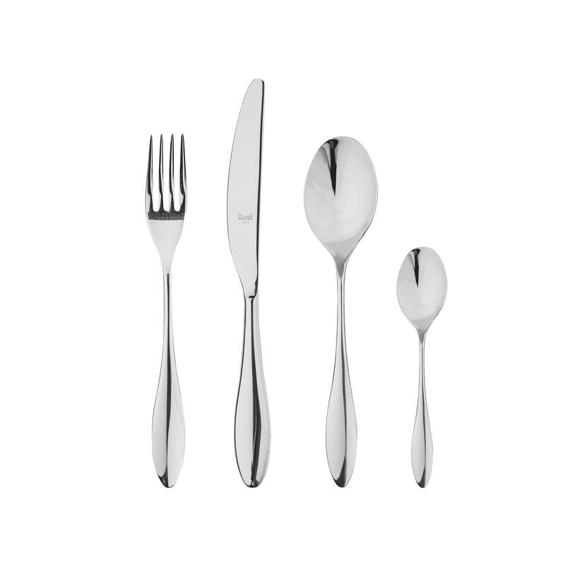 24-piece Stainless Steel Carinzia Flatware Set (Service for 6)