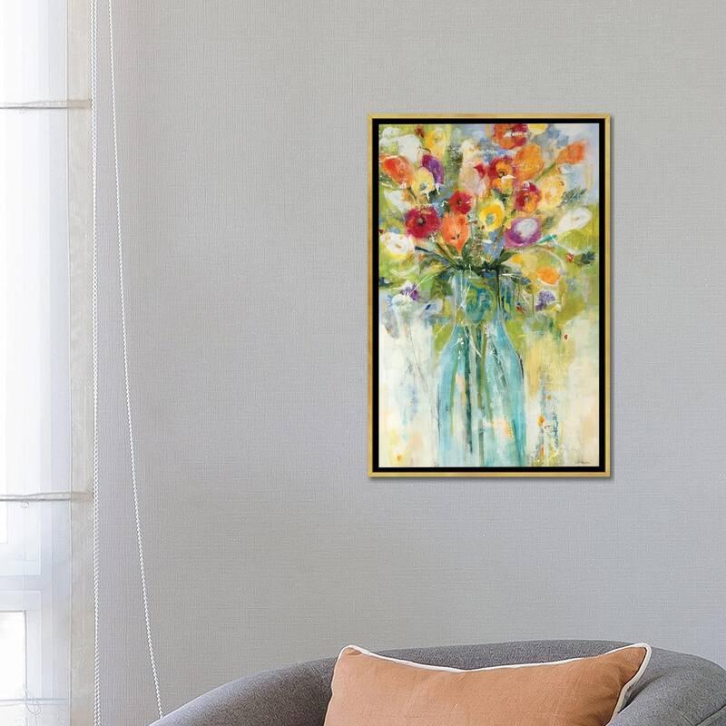iCanvas "Realizing The Day" by Jill Martin Framed Canvas Print