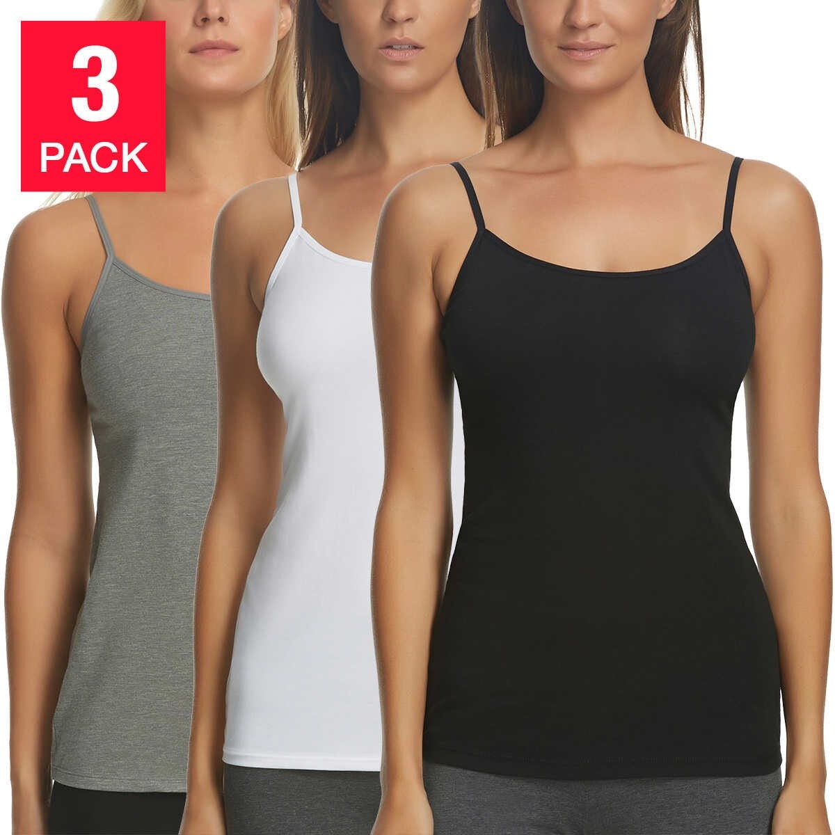 Felina Cotton Stretch Camisole Tank Top 1 item