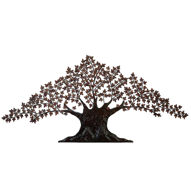 Casa Cortes Handcrafted Tree of Life Large Metal Wall Art Decor - 92" W x 42" H
