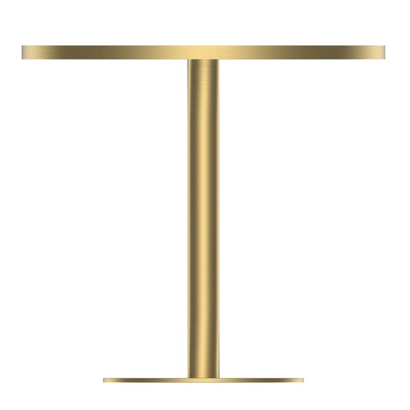 Square Modern Dinning Table 31.5 inches Bistro Table Tulip Table with Faux Marble top, Sturdy Metal Frame Diameter