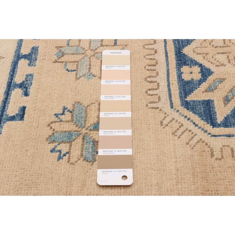 ECARPETGALLERY Hand-knotted Finest Ghazni Tan Wool Rug - 2'9 x 9'8