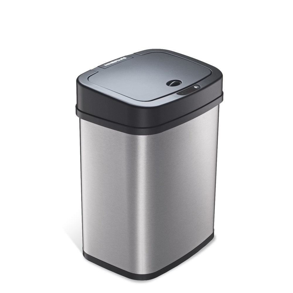 NINESTARS 3.2 Gallon Rectangular Motion Sensor Trash Can