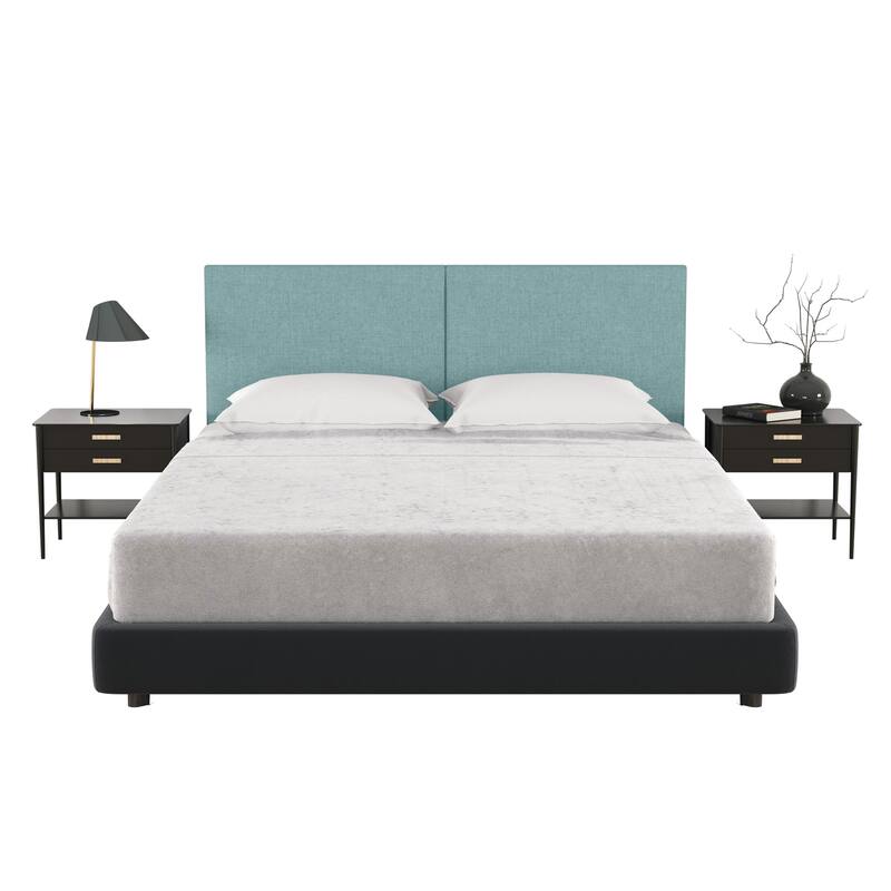 Jaxx Panelist Modern Padded Headboard - Set of 4 Wall Mounted Panels