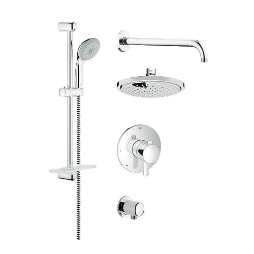 Grohe 35 051 Grohflex Pressure Balanced Shower System Grohe 35 051 Grohflex Pressure Balanced Shower System Includes Head Hand