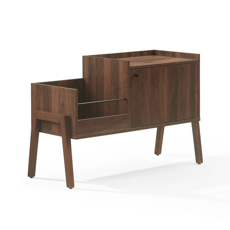 Crosley Luna Record Player Cabinet With Vinyl Storage