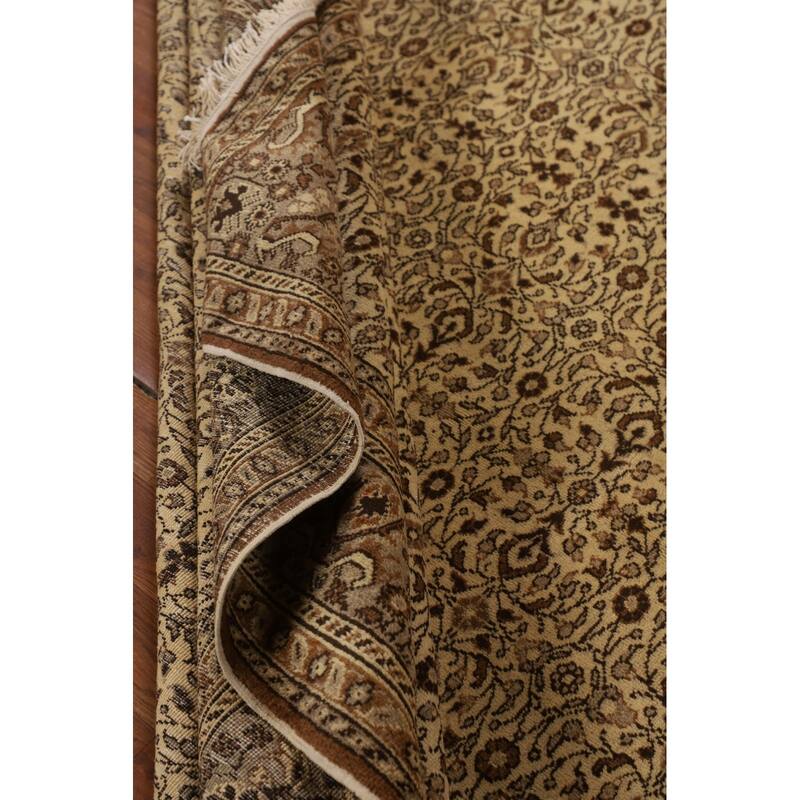 All-Over Anatolian Turkish Vintage Area Rug Hand-Knotted Wool Carpet - 6'7" X 9'10"