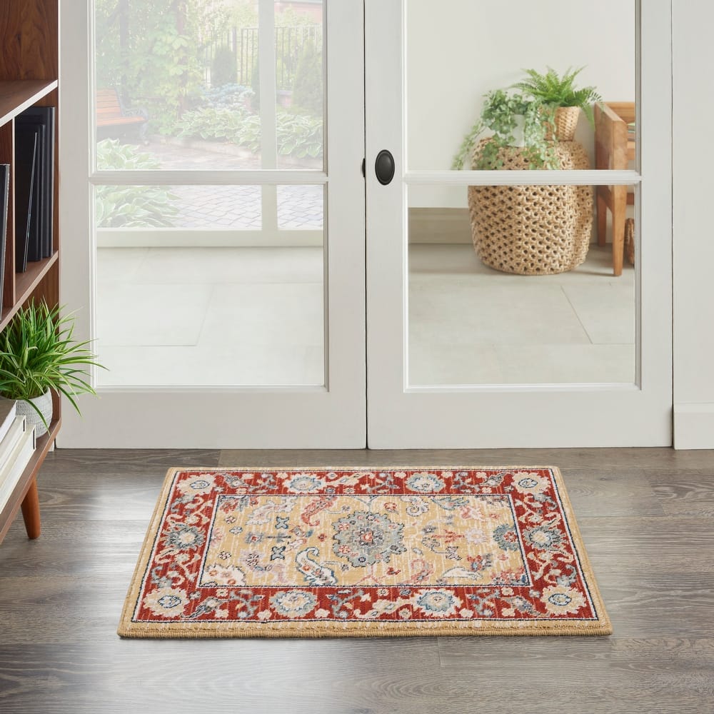 Nourison Parisa Traditional Bordered Area Rug