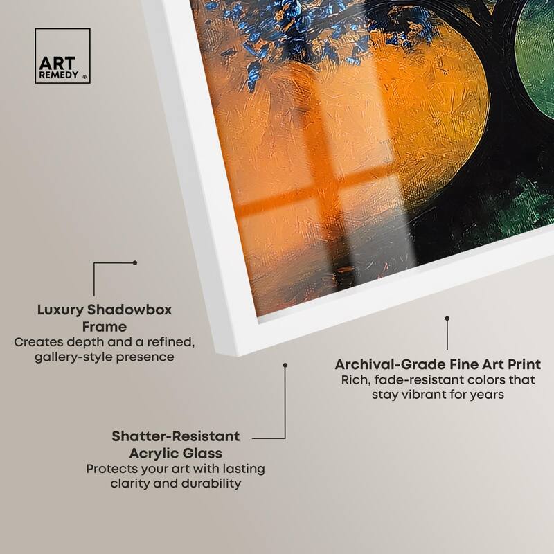 Tree of Opposites II Shadowbox by Art Remedy