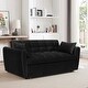 preview thumbnail 21 of 28, 64.96" Velvet Convertible Sofa Bed with Storage Pocket