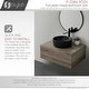 preview thumbnail 17 of 21, STYLISH 16 inch Round Vessel Porcelain Bathroom Sink - 16" x 16 x 5 1/2"