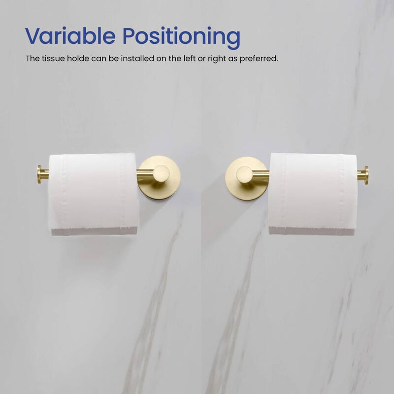 Circular 2-Piece Bathroom Hardware Set
