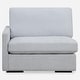 preview thumbnail 1 of 5, Uttermost Refuge Cloud Blue Left Arm Facing Sofa - 30"Hx 43.25"Wx 37.5 "D
