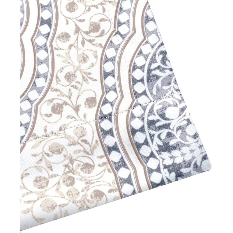 DriftAway Adrianne Damask/Floral Pattern Printed Tie-up Shade Set of 2