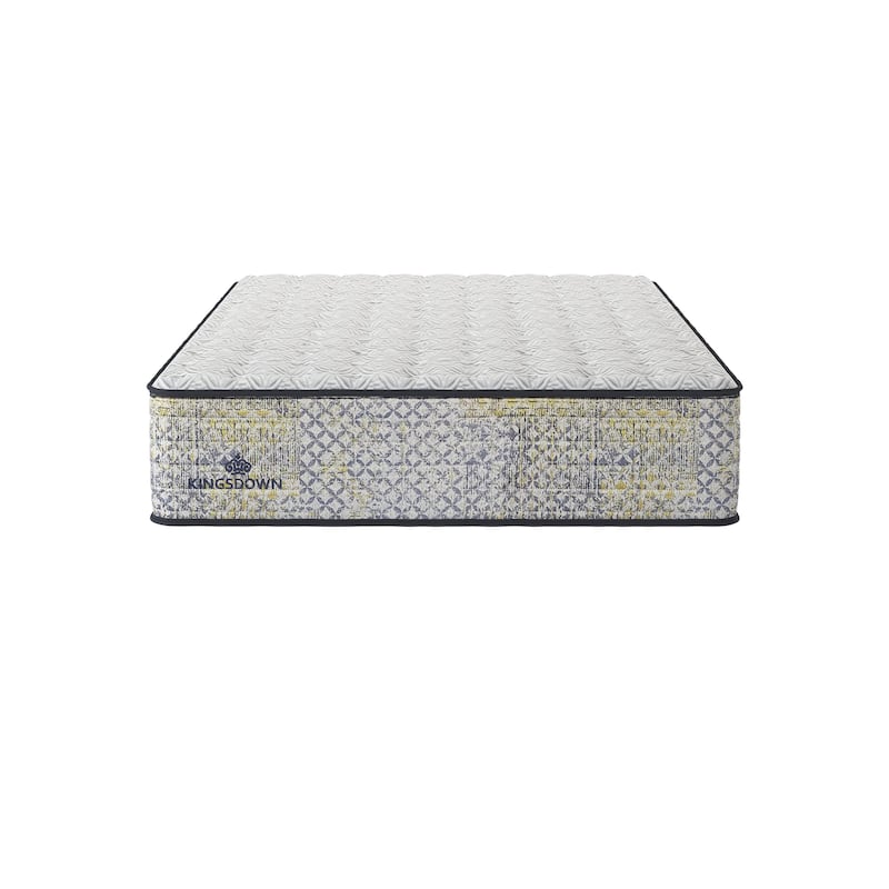 Kingsdown Prime Glencastle 13.5 Inch Premium Plush Hybrid Luxury Mattress with Foundation Included