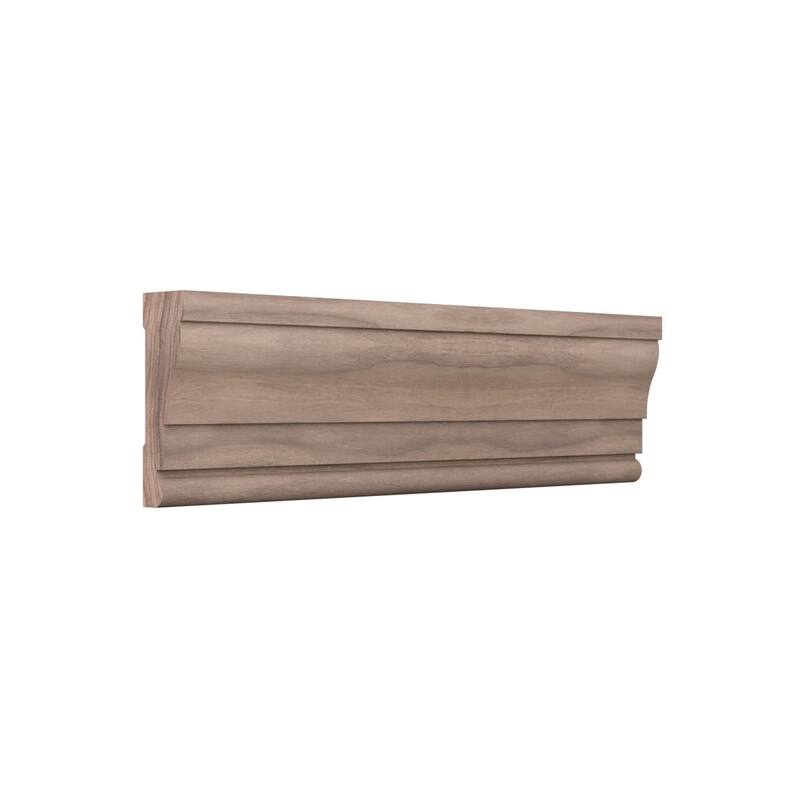 WM376 11/16-in D x 2-1/4-in W x 96-in L Americraft Solid Hardwood Stain Grade Colonial Casing Moulding