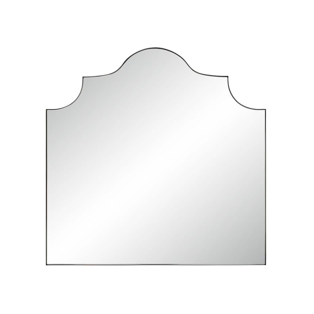 Renwil Eleanora 40" H x 40" W Wall Mirror, Aged Brass