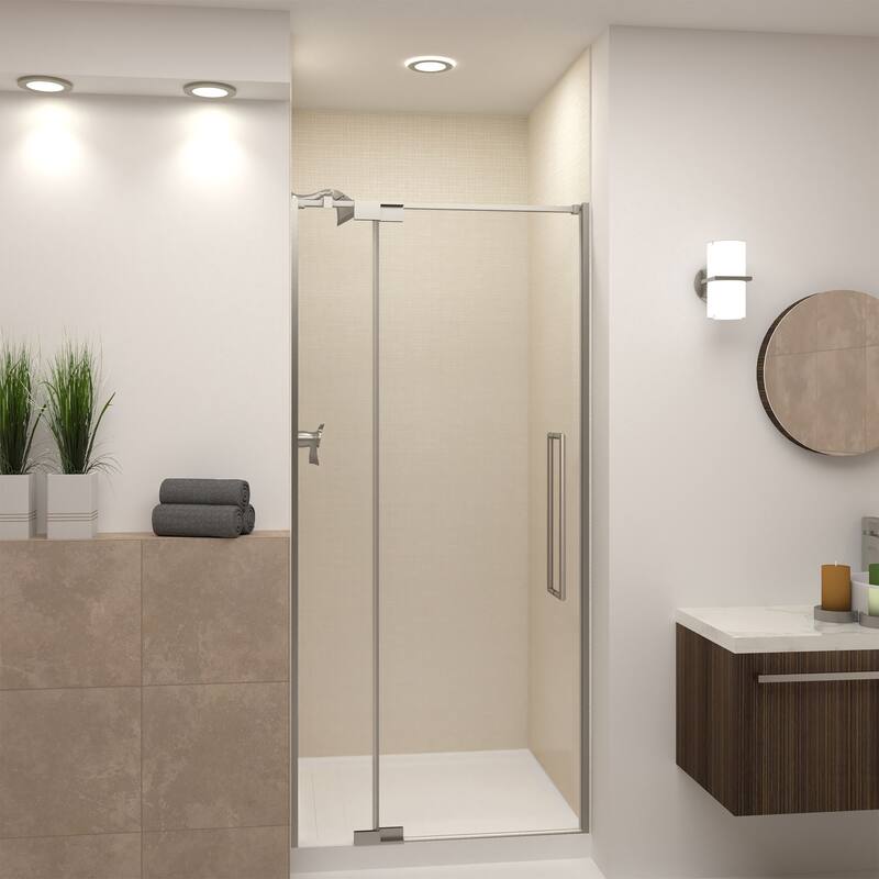 Transolid IPD367610C-T Irene 76" High x 36" Wide Pivot Semi Frameless