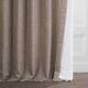 Exclusive Fabrics Italian Faux Linen Curtain (1 Panel)