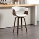 preview thumbnail 44 of 186, 26"/29" Faux Leather Swivel Bar Stools, Wood Counter Stool