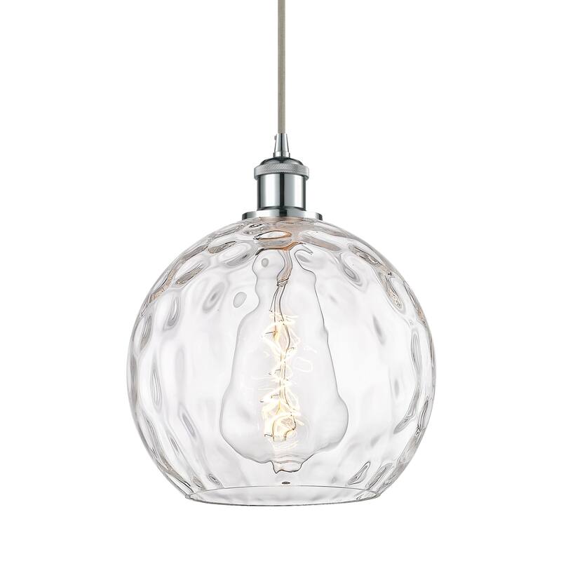 Innovations Lighting 516-1P-13-10 Athens Pendant Athens 10" Wide - Polished Chrome / Clear Water Glass