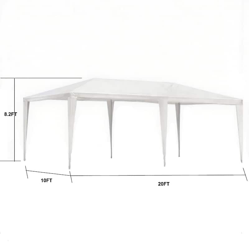 10 x 20 Outdoor Garden Gazebo Wedding Party Tent Canopy Marquee without Sidewalls