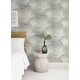 preview thumbnail 3 of 5, A-Street Prints Hatteras Grey Palms Wallpaper