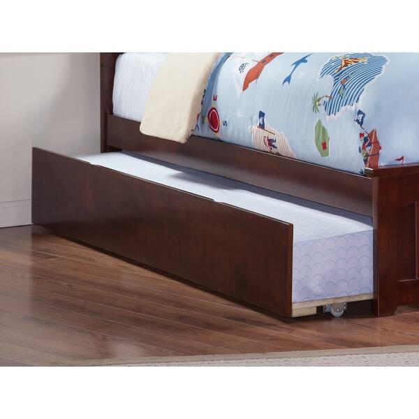 Urban Trundle Bed Twin Walnut Bed Bath & Beyond 24016574