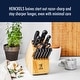 preview thumbnail 5 of 3, HENCKELS Solution 7-inch Hollow Edge Santoku Knife