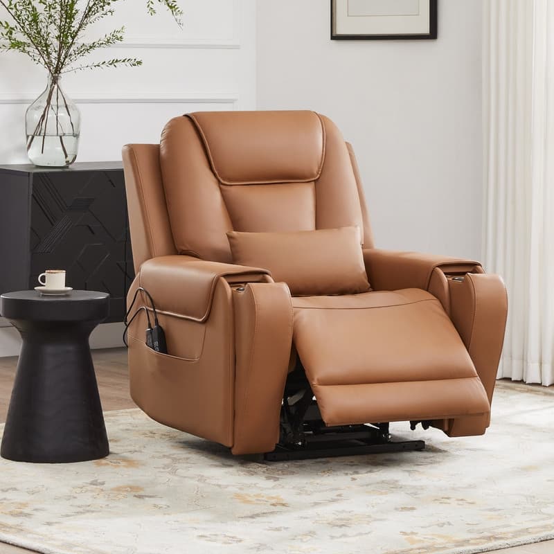 Andy Electric Power Lift Recliner with Heat and Massage for Elderly