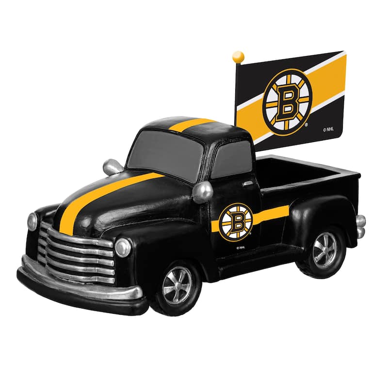 NHL Rally Truck Garden Statue with Team Flag