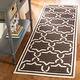 preview thumbnail 15 of 107, SAFAVIEH Handmade Flatweave Dhurries Valarie Modern Moroccan Wool Rug 2'6" x 10' Runner - Chocolate/Ivory - Runner