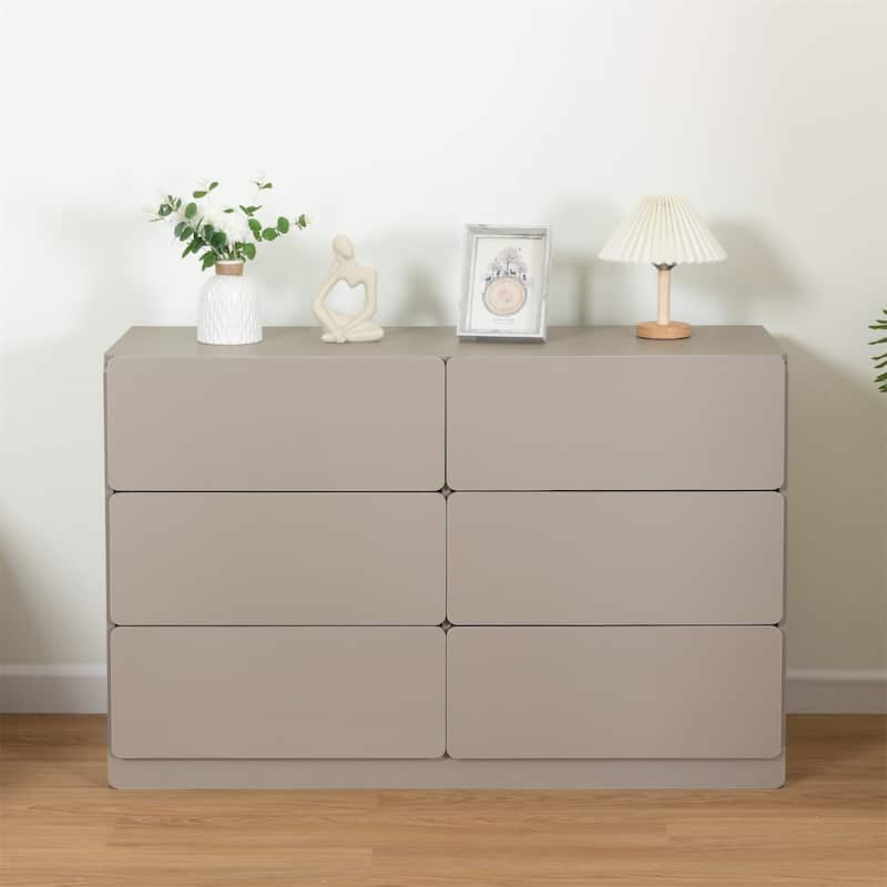 Drawer Dresser Cabinet - Light Grey