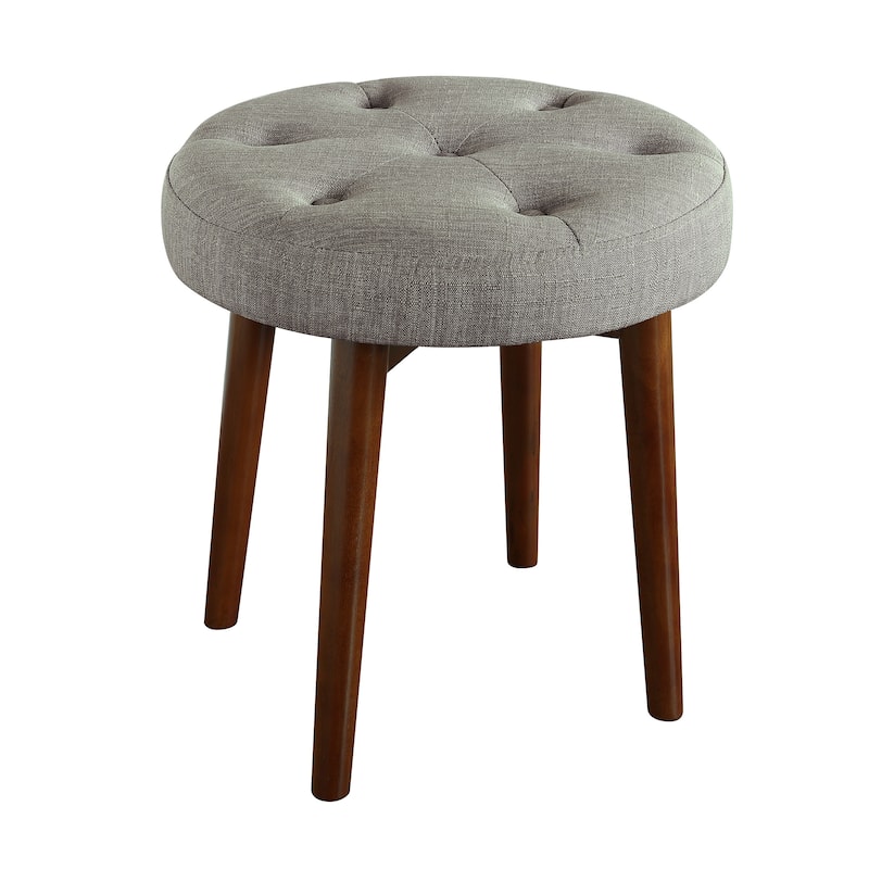 Elle Decor Penelope Round Tuft Stool