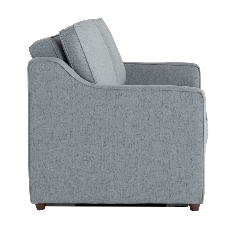 Serta Carey Convertible Sofa in Chenille Fabric