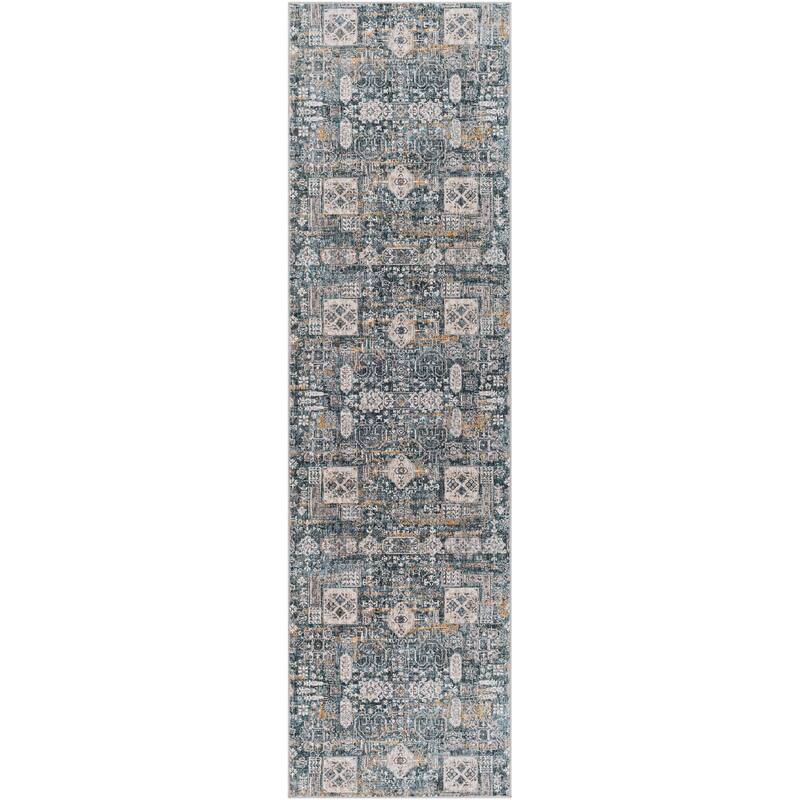 Livabliss Traditional Cardiff Medallion Area Rug
