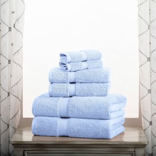 Superior Egyptian Cotton Pile Heavyweight 6-Piece Towel Set