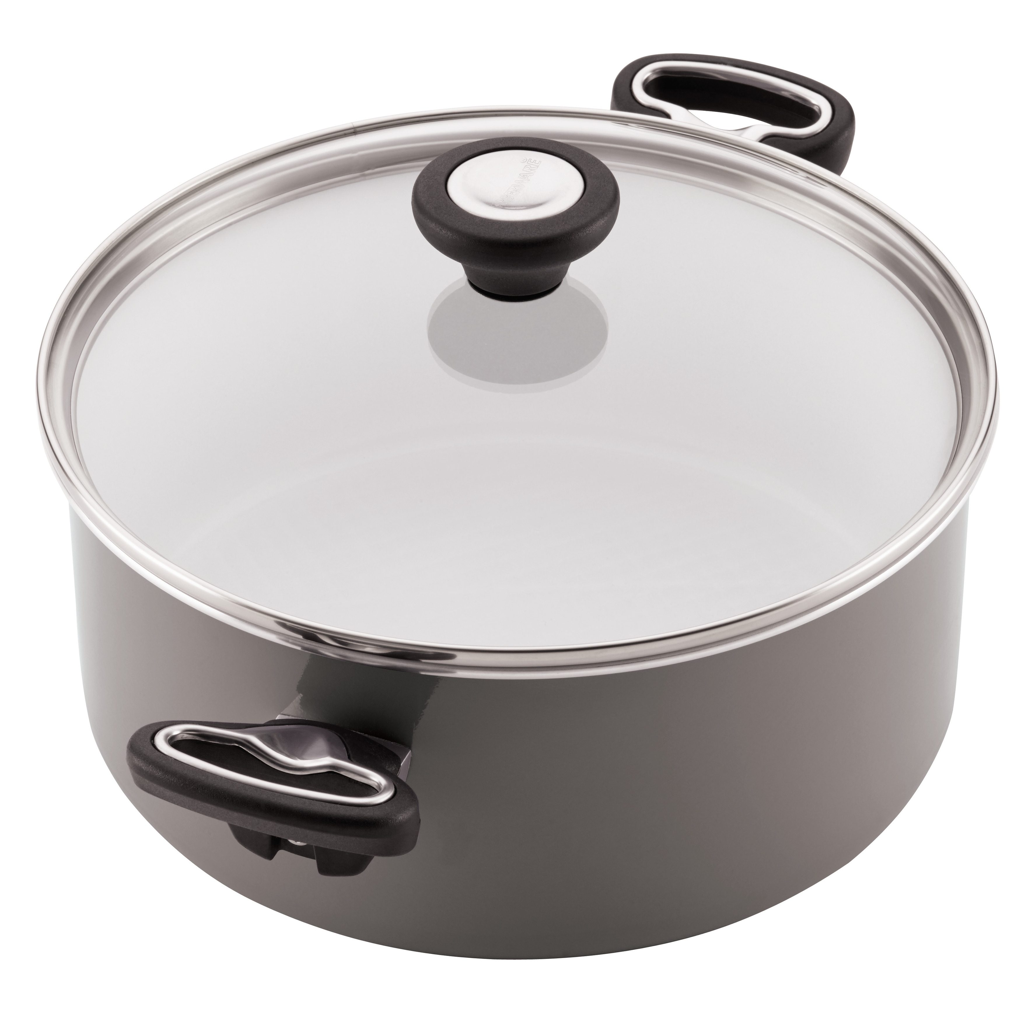 Farberware PURECOOK(tm) Ceramic Nonstick Cookware 12-1/2-Inch Deep Skillet  - Bed Bath & Beyond - 10310005