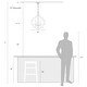 preview thumbnail 12 of 26, Modern Farmhouse Distressed Wood Lantern Foyer Chandelier for Dining Room
