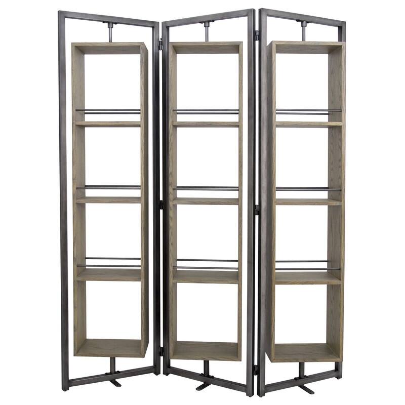 Yosemite Home Decor Arlo 75 x 64 Rotating Shelving Unit - 64 x 9.8 x 75