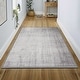 preview thumbnail 2 of 19, Sorbus Area Rug for Entryway, Machine Washable, Non-Slip, Vintage Rug - 3 x 5 ft Lines