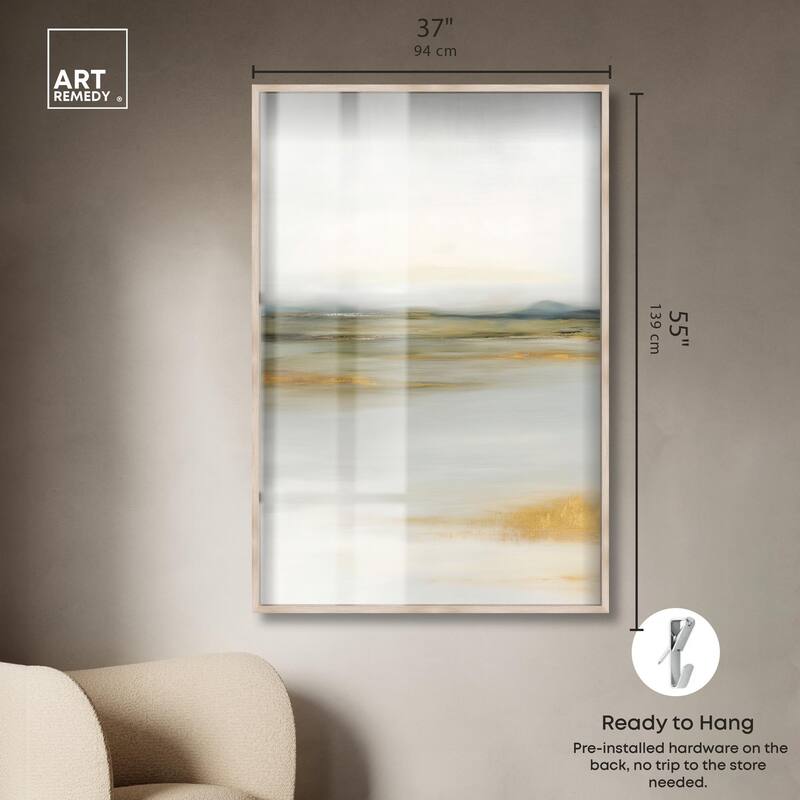 Misty Expanse I Shadowbox by Art Remedy