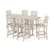preview thumbnail 36 of 44, POLYWOOD Lakeside Plastic 7-Piece Bar Set